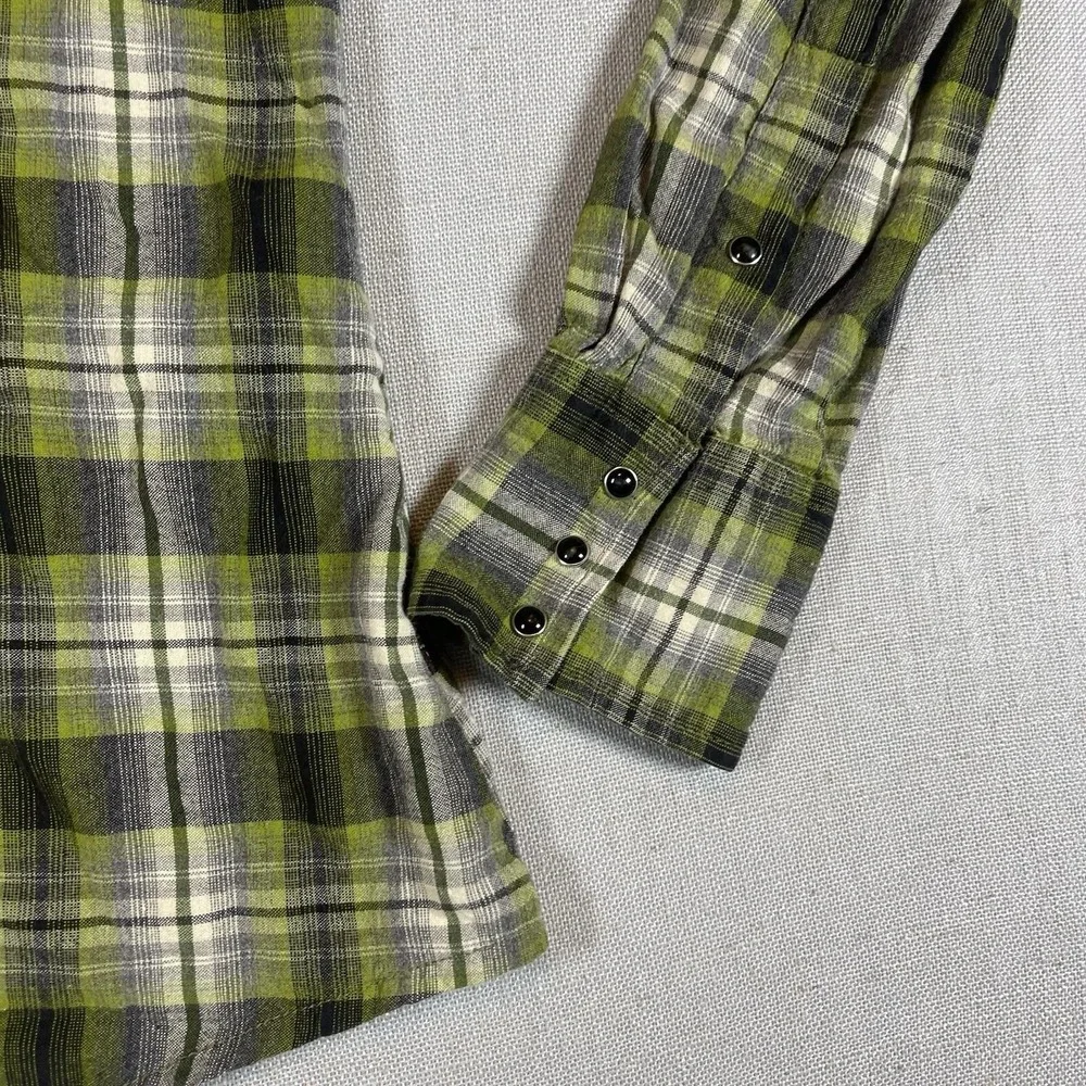 Kuhl Pearl Snap Sheridan Shirt Womens‎ XL Plaid Long Sleeve Western Top Outdoors - Picture 3 of 13